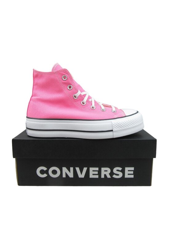 Converse Shoes - Converse CTAS Lift HI Womens Size 8 Pink White Sneakers NEW A08216F